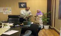 تقدیر از کمک پرستار مرکز